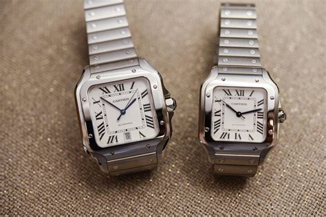 cartier santos 40mm vs 35mm